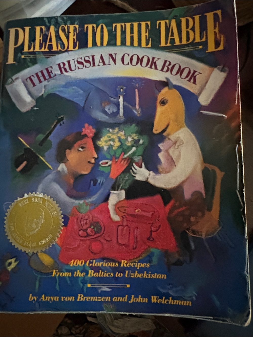 Please to the Table: The Russian Cookbook — Blue Cover Edition
